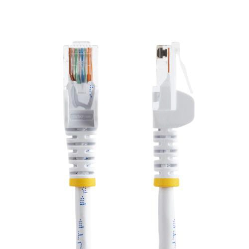 ＳｔａｒＴｅｃｈ．ｃｏｍ　カテゴリ５ｅ　ＬＡＮケーブル　ツメ折れ防止ＲＪ４５コネクタ　２ｍ　ホワイト　４５ＰＡＴ２ＭＷＨ　１本2