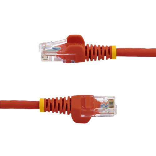 ＳｔａｒＴｅｃｈ．ｃｏｍ　カテゴリ５ｅ　ＬＡＮケーブル　ツメ折れ防止ＲＪ４５コネクタ　３ｍ　レッド　４５ＰＡＴ３ＭＲＤ　１本3