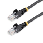 ＳｔａｒＴｅｃｈ．ｃｏｍ　カテゴリ５ｅ　ＬＡＮケーブル　ツメ折れ防止ＲＪ４５コネクタ　０．５ｍ　ブラック　４５ＰＡＴ５０ＣＭＢＫ　１本