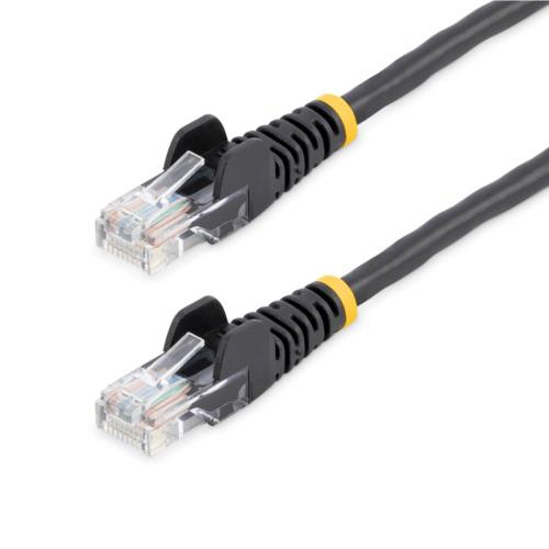 ＳｔａｒＴｅｃｈ．ｃｏｍ　カテゴリ５ｅ　ＬＡＮケーブル　ツメ折れ防止ＲＪ４５コネクタ　０．５ｍ　ブラック　４５ＰＡＴ５０ＣＭＢＫ　１本1