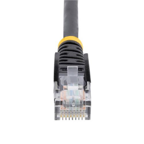 ＳｔａｒＴｅｃｈ．ｃｏｍ　カテゴリ５ｅ　ＬＡＮケーブル　ツメ折れ防止ＲＪ４５コネクタ　０．５ｍ　ブラック　４５ＰＡＴ５０ＣＭＢＫ　１本4