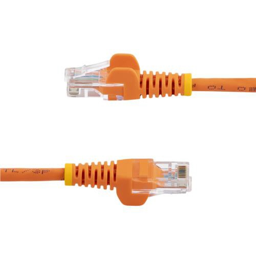 ＳｔａｒＴｅｃｈ．ｃｏｍ　カテゴリ５ｅ　ＬＡＮケーブル　ツメ折れ防止ＲＪ４５コネクタ　０．５ｍ　オレンジ　４５ＰＡＴ５０ＣＭＯＲ　１本3