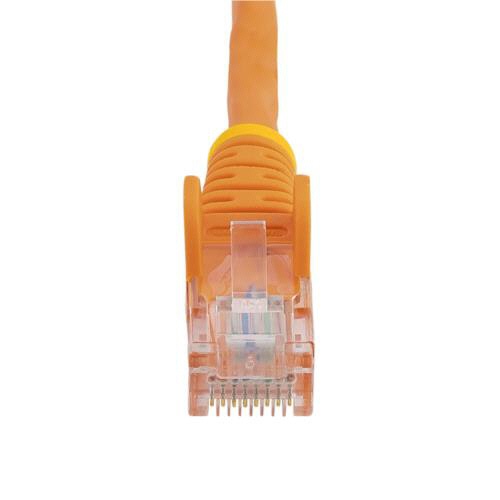ＳｔａｒＴｅｃｈ．ｃｏｍ　カテゴリ５ｅ　ＬＡＮケーブル　ツメ折れ防止ＲＪ４５コネクタ　０．５ｍ　オレンジ　４５ＰＡＴ５０ＣＭＯＲ　１本4