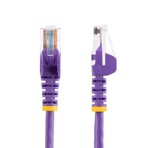 ＳｔａｒＴｅｃｈ．ｃｏｍ　カテゴリ５ｅ　ＬＡＮケーブル　ツメ折れ防止ＲＪ４５コネクタ　７ｍ　パープル　４５ＰＡＴ７ＭＰＬ　１本2