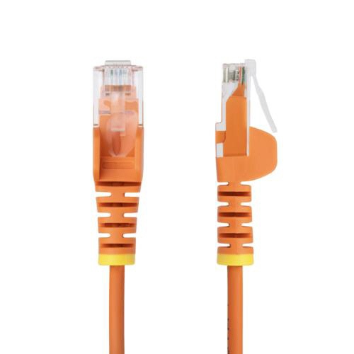 ＳｔａｒＴｅｃｈ．ｃｏｍ　カテゴリ６　ＬＡＮケーブル　スリムタイプ　１ｍ　オレンジ　Ｎ６ＰＡＴ１００ＣＭＯＲＳ　１本2