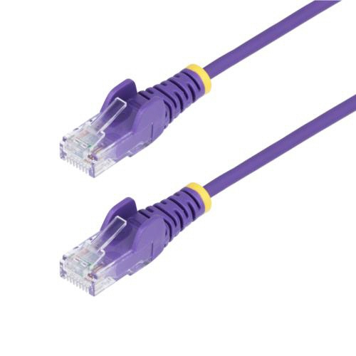 ＳｔａｒＴｅｃｈ．ｃｏｍ　カテゴリ６　ＬＡＮケーブル　スリムタイプ　２ｍ　パープル　Ｎ６ＰＡＴ２００ＣＭＰＬＳ　１本1