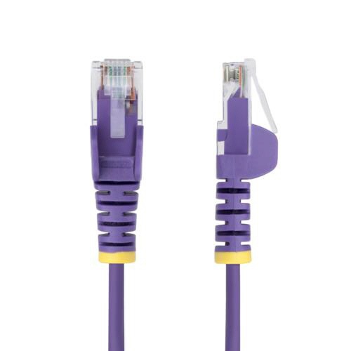ＳｔａｒＴｅｃｈ．ｃｏｍ　カテゴリ６　ＬＡＮケーブル　スリムタイプ　２ｍ　パープル　Ｎ６ＰＡＴ２００ＣＭＰＬＳ　１本2