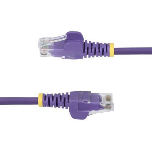 ＳｔａｒＴｅｃｈ．ｃｏｍ　カテゴリ６　ＬＡＮケーブル　スリムタイプ　２ｍ　パープル　Ｎ６ＰＡＴ２００ＣＭＰＬＳ　１本3