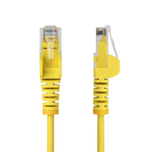 ＳｔａｒＴｅｃｈ．ｃｏｍ　カテゴリ６　ＬＡＮケーブル　スリムタイプ　２．５ｍ　イエロー　Ｎ６ＰＡＴ２５０ＣＭＹＬＳ　１本2