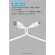 アンカージャパン　ＡＮＫＥＲ　ＵＳＢ－Ｃ　＆　ＵＳＢ－Ａ　ケーブル　Ｆｌｏｗ　０．９ｍ　クラウドホワイト　Ａ８５Ｇ１Ｎ２１　１本4