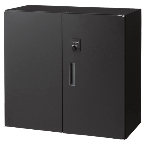 オカムラ　ＶＩＬＬＡＧＥ　ＶＳ収納　上・下置き兼用両開きダイヤル錠　幅８００×奥行４００×高さ７５０ｍｍ　ブラック　８ＶＳＧ６Ｄ－ＺＣ２５　１台1
