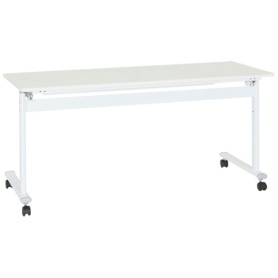 アジャストスタッキングテーブル　幅１５００×奥行６００ｍｍ　ホワイト　１台