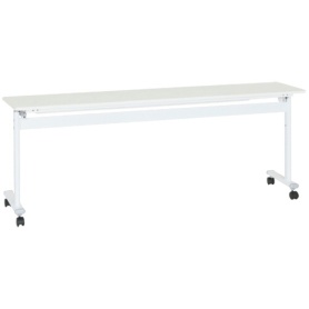 アジャストスタッキングテーブル　幅１８００×奥行４５０ｍｍ　ホワイト　１台