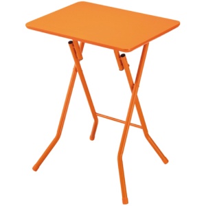 ホームスタイリング　タッチ　フォールディングテーブル　Ｓ　幅５６０×奥行４２０ｍｍ　オレンジ　１台1