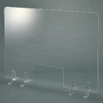 東洋ケース アクリルパーテーション 幅800×高さ620mm ACP-L 1台