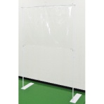 上西産業　飛沫ブロッカーシリーズ　幅１２００×奥行４５０×高さ１１００－２０００ｍｍ　１台