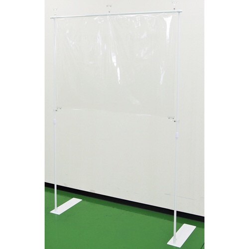 上西産業　飛沫ブロッカーシリーズ　幅１２００×奥行４５０×高さ１１００－２０００ｍｍ　１台1