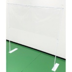 上西産業　飛沫ブロッカーシリーズ　幅１８５０×奥行４５０×高さ１１００－２０００ｍｍ　１台