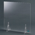 緑川化成工業　抗ウィルスアクリル飛沫防止パーテーション　幅６００×高さ６２０ｍｍ　ＭＫＰＴ６０６０　１枚