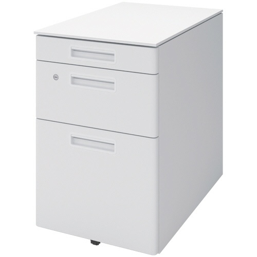コクヨ　インベントデスク　ワゴン３段　Ａ４タイプ　ホワイト　ＴＫＧ－Ｖ３ＳＡＷＮ３　１台1