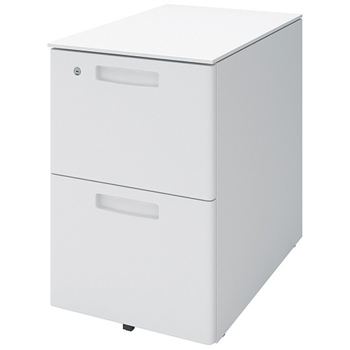コクヨ　インベントデスク　ワゴン２段　Ａ４タイプ　ホワイト　ＴＫＧ－Ａ２ＳＡＷＮ３　１台1