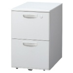 ライオン事務器　ＬＥＯ　オフィスデスク　ワゴン　Ｗ３９５×Ｄ６００×Ｈ６１１ｍｍ　（お客様組立）