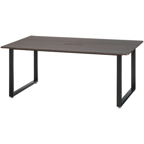 エランサ　スクエアテーブル　幅１８００×奥行１０００×高さ７２０ｍｍ　アッシュブラウン（お客様組立）　ＬＳＱ－１８１０－ＢＲ　１台1