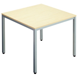 エランサ　ミーティングテーブル　正方形　ナチュラル（お客様組立）　ＬＢＳ－０９０９ＮＡ　１台1