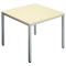 エランサ　ミーティングテーブル　正方形　ナチュラル（お客様組立）　ＬＢＳ－０９０９ＮＡ　１台