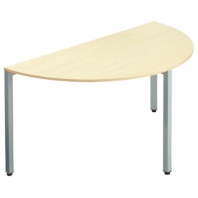 エランサ　ミーティングテーブル　半円型　ナチュラル（お客様組立）　ＬＢＳ－ＳＨ１５７５ＮＡ　１台