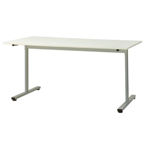 エランサ　ミーティングテーブル　Ｔ字脚　幅１５００×奥行７５０ｍｍ　ホワイト（組立設置込）　ＬＢＴ－Ｎ１５７５ＷＨ　１台1