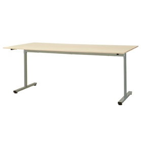 エランサ　ミーティングテーブル　Ｔ字脚　幅１８００×奥行９００ｍｍ　ナチュラル（組立設置込）　ＬＢＴ－Ｎ１８９０ＮＡ　１台
