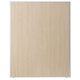 エランサ　パーティション　スチールタイプ　幅１２００×高さ１５００ｍｍ　木目調（ナチュラル）（組立設置込）　ＬＰ２４－１５０１２０－ＳＰＮ　１枚