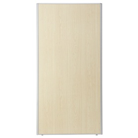 エランサ　パーティション　スチールタイプ　幅９００×高さ１８００ｍｍ　木目調（ナチュラル）（組立設置込）　ＬＰ２４－１８００９０－ＳＰＮ　１枚