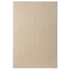 エランサ　パーティション　スチールタイプ　幅１２００×高さ１８００ｍｍ　木目調（ナチュラル）（組立設置込）　ＬＰ２４－１８０１２０－ＳＰＮ　１枚