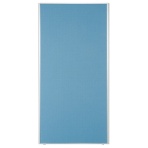 エランサ　パーティション　クロスタイプ　マグネット対応　幅１２００×高さ１８００ｍｍ　ブルー　（組立設置込）　ＬＰＭ－１８０１２０－ＢＬ　１枚
