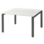 エランサ　フリーアドレスデスク　両面タイプ　奥行１２００×高さ７２０ｍｍ　（組立設置込）　ＦＲ－Ｍ１２Ｎ