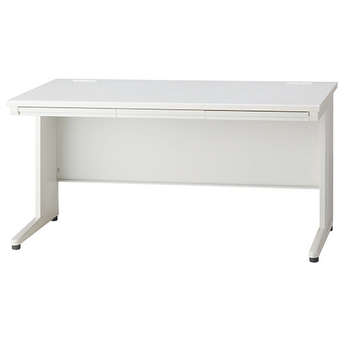 エランサ　オフィスデスク　平デスク　幅１４００ｍｍ　ホワイト（組立設置込）　ＴＫＤＳ－Ｎ１４７Ｆ－ＷＷ　１台1