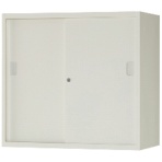 ライオン事務器　ＬＥＯオフィスユニット　引戸　上置き　Ｗ８００×Ｄ４５０ｍｍ　ホワイト（組立設置込）　ＬＥＷ８０