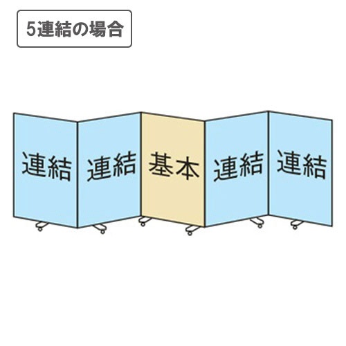 エランサ　パネルスクリーン　基本型　幅９００×高さ１８００ｍｍ　アクリル　透明　（組立設置込）　ＣＰＳ－１８０９Ｋ－ＡＣ　１台8