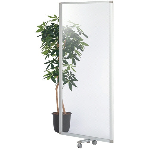 エランサ　パネルスクリーン　連結型　幅９００×高さ１８００ｍｍ　アクリル　透明　（組立設置込）　ＣＰＳ－１８０９Ｒ－ＡＣ　１台1