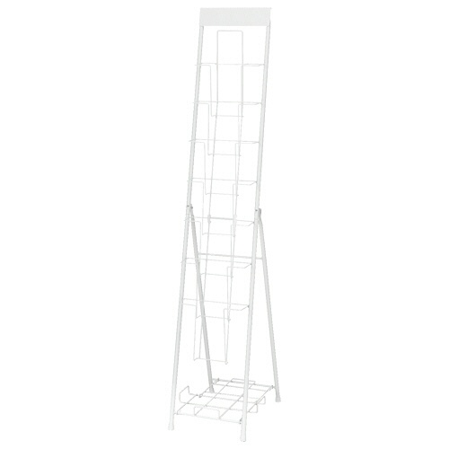ＹＡＭＡＺＥＮ　パンフレットスタンド　１列　マットホワイト　ＤＰＳ－７１（ＭＷＨ）　１台1