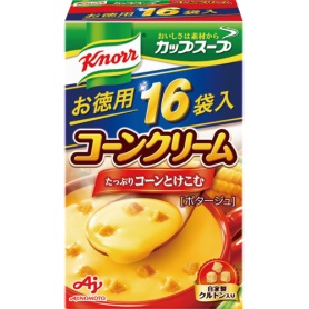 味の素　クノール　カップスープ　コーンクリーム　１箱（１６食）