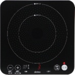 ドリテック　ＩＨクッカー　ピッコリーノ　１０００Ｗ　ブラック　ＤＩ－２１７ＢＫ　１台
