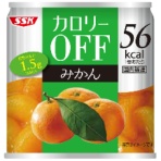 清水食品　ＳＳＫ　カロリーＯＦＦ　みかん　１８５ｇ　１缶