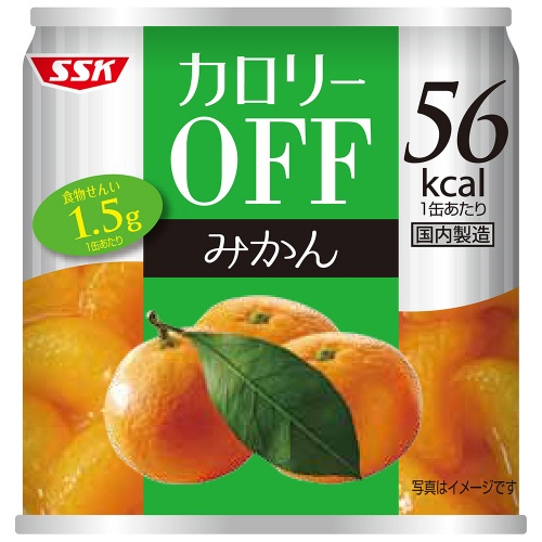 清水食品　ＳＳＫ　カロリーＯＦＦ　みかん　１８５ｇ　１缶1