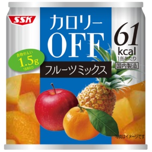 清水食品　ＳＳＫ　カロリーＯＦＦ　フルーツミックス　１８５ｇ　１缶1