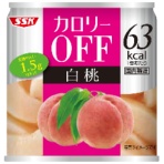 清水食品　ＳＳＫ　カロリーＯＦＦ　白桃　１８５ｇ　１缶