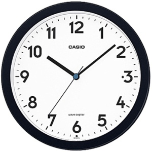 カシオ　夜見えライト付電波掛置時計　ブラック　ＩＱ－８６０ＮＪ－１ＪＦ　１台1
