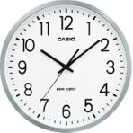 カシオ　電波掛時計　シルバー　ＩＱ－２１００Ｊ－８ＪＦ　１台